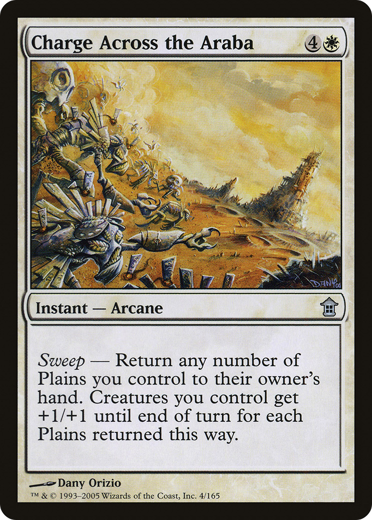 Charge Across the Araba [Saviors of Kamigawa] Foil