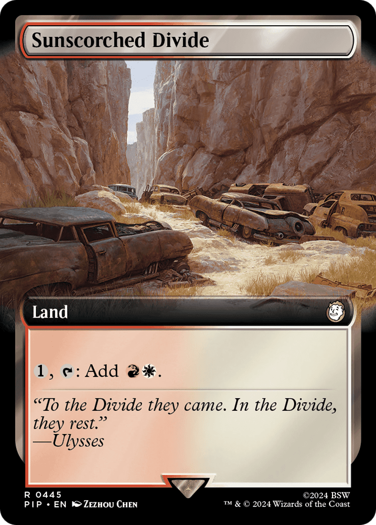 Sunscorched Divide (Extended Art) [Fallout] Foil