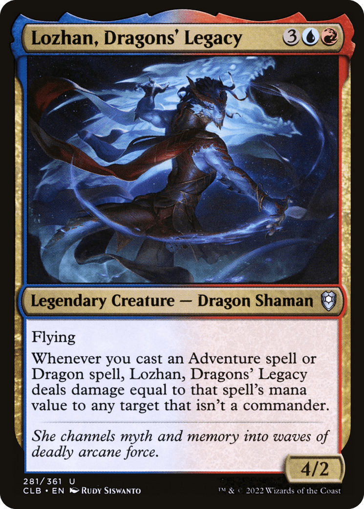 Lozhan, Dragons' Legacy [Commander Legends: Battle for Baldur's Gate] Foil