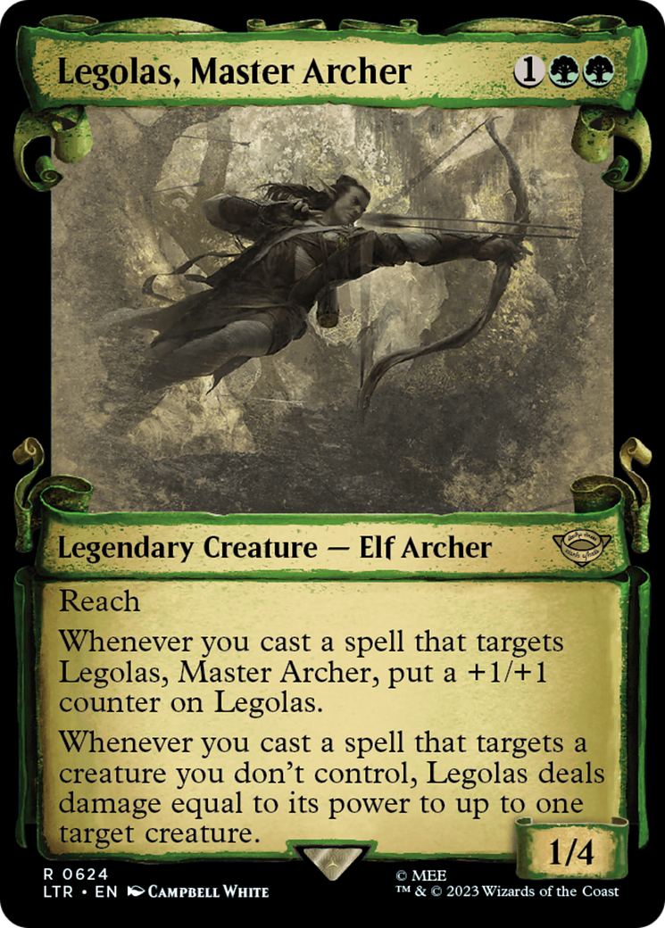 Legolas, Master Archer [The Lord of the Rings: Tales of Middle-Earth Showcase Scrolls] Foil