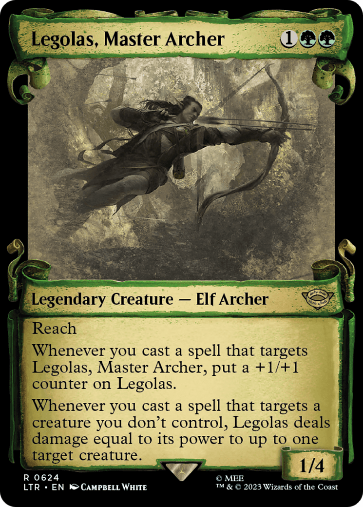 Legolas, Master Archer [The Lord of the Rings: Tales of Middle-Earth Showcase Scrolls] Foil