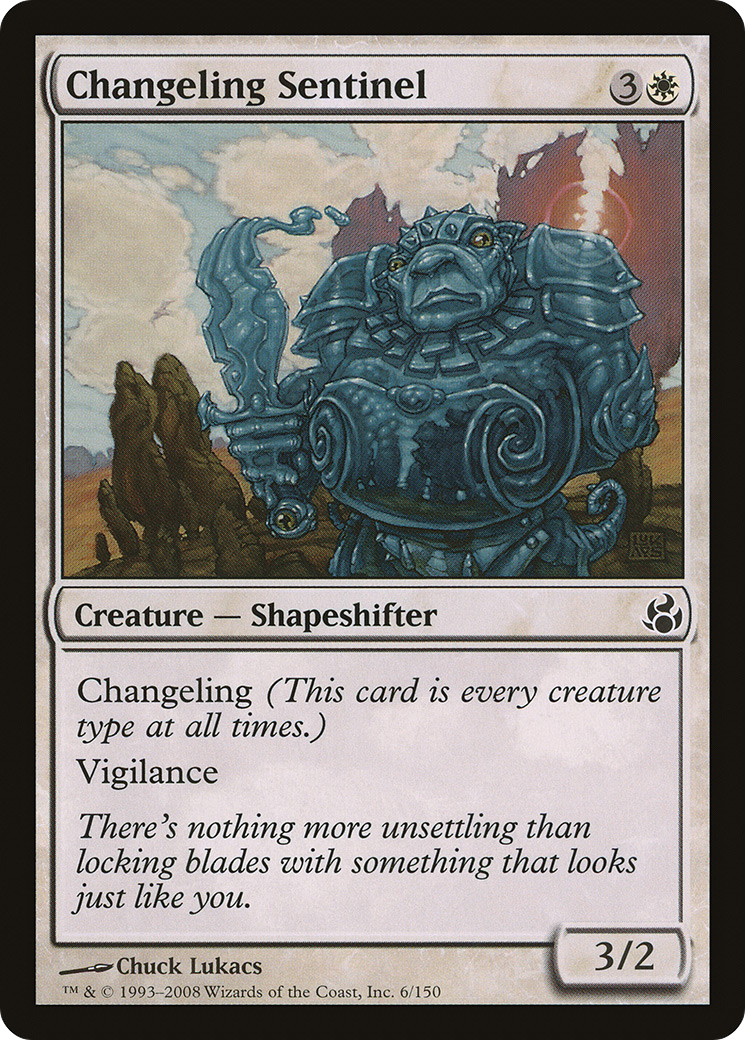 Changeling Sentinel [Morningtide] Foil