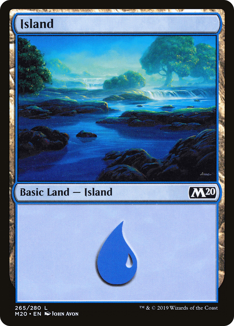 Island (265) [Core Set 2020] Foil