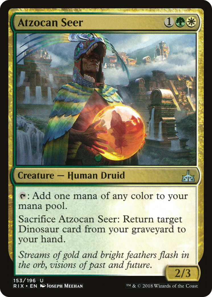 Atzocan Seer [Rivals of Ixalan] Foil