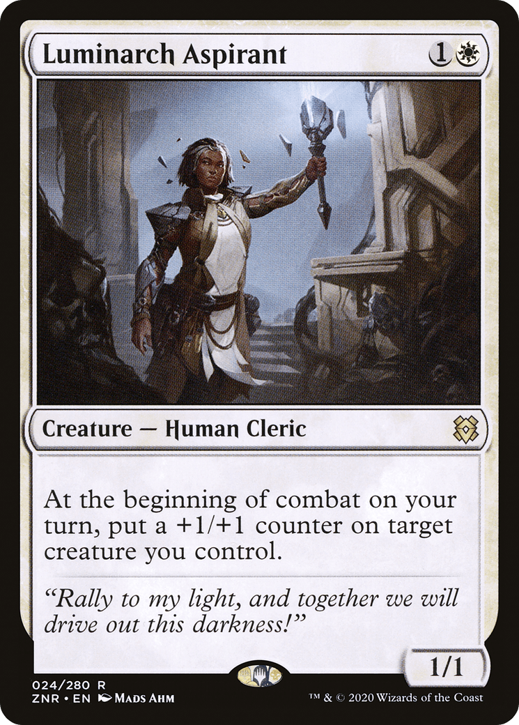 Luminarch Aspirant [Zendikar Rising] Foil