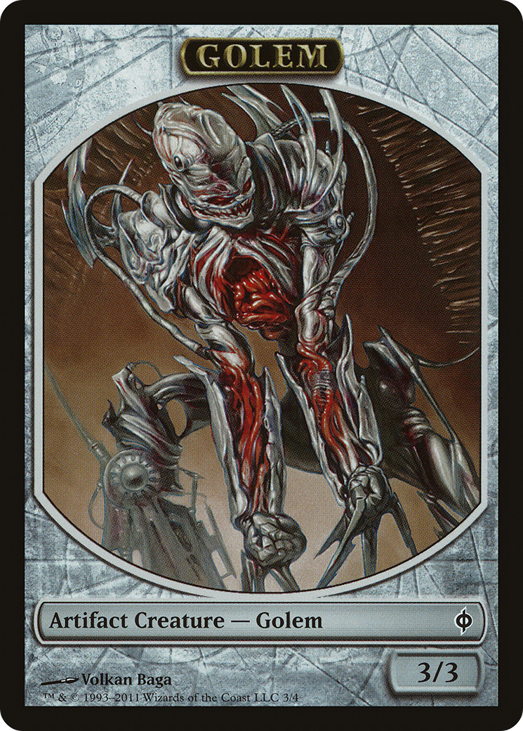 Golem (TNPH-003) - New Phyrexia Tokens