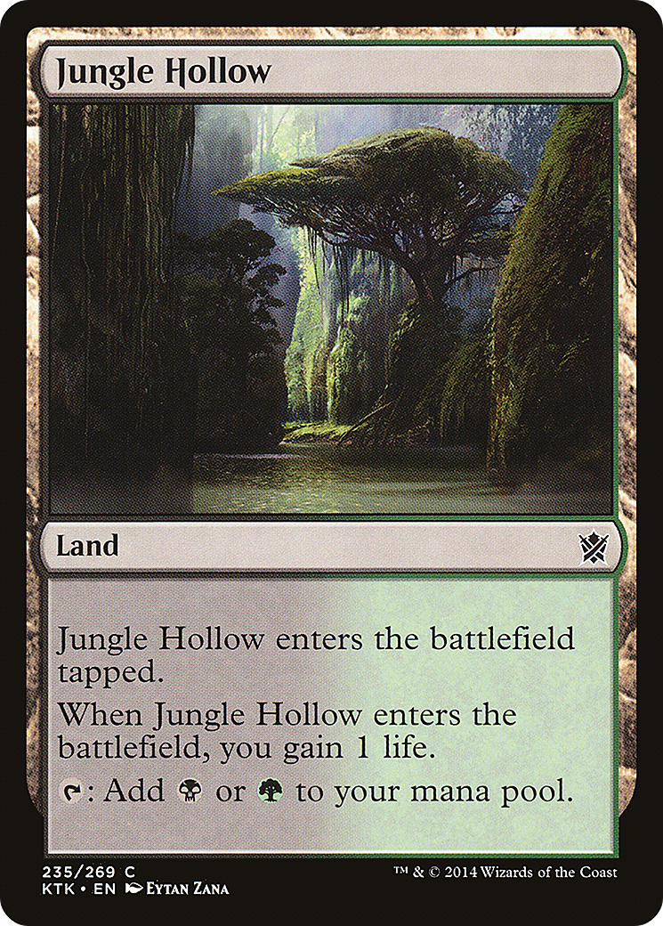 Jungle Hollow [Khans of Tarkir] Foil