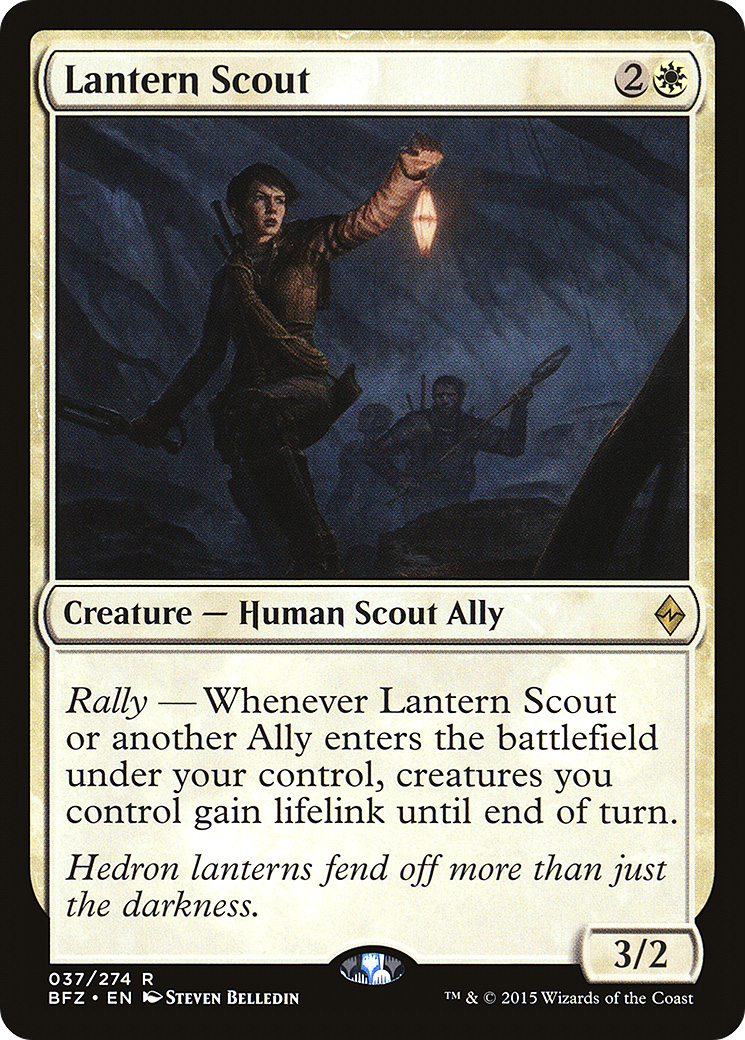 Lantern Scout [Battle for Zendikar] Foil