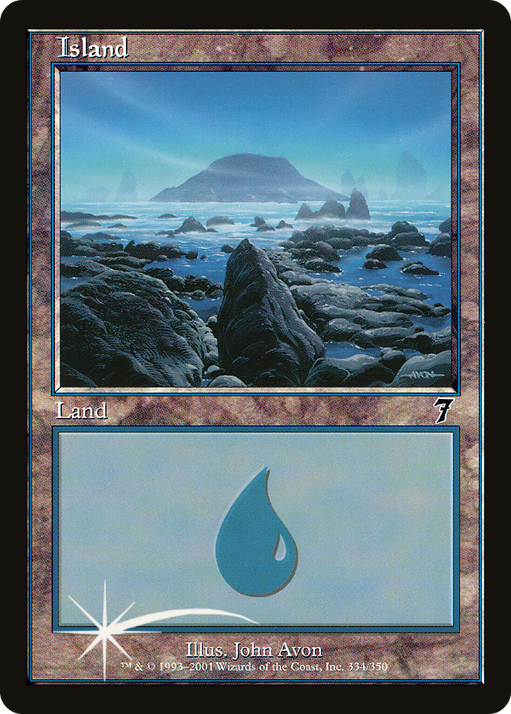 Island (334) [Seventh Edition] Foil