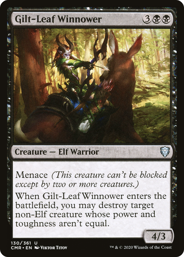 Gilt-Leaf Winnower [Commander Legends] Foil