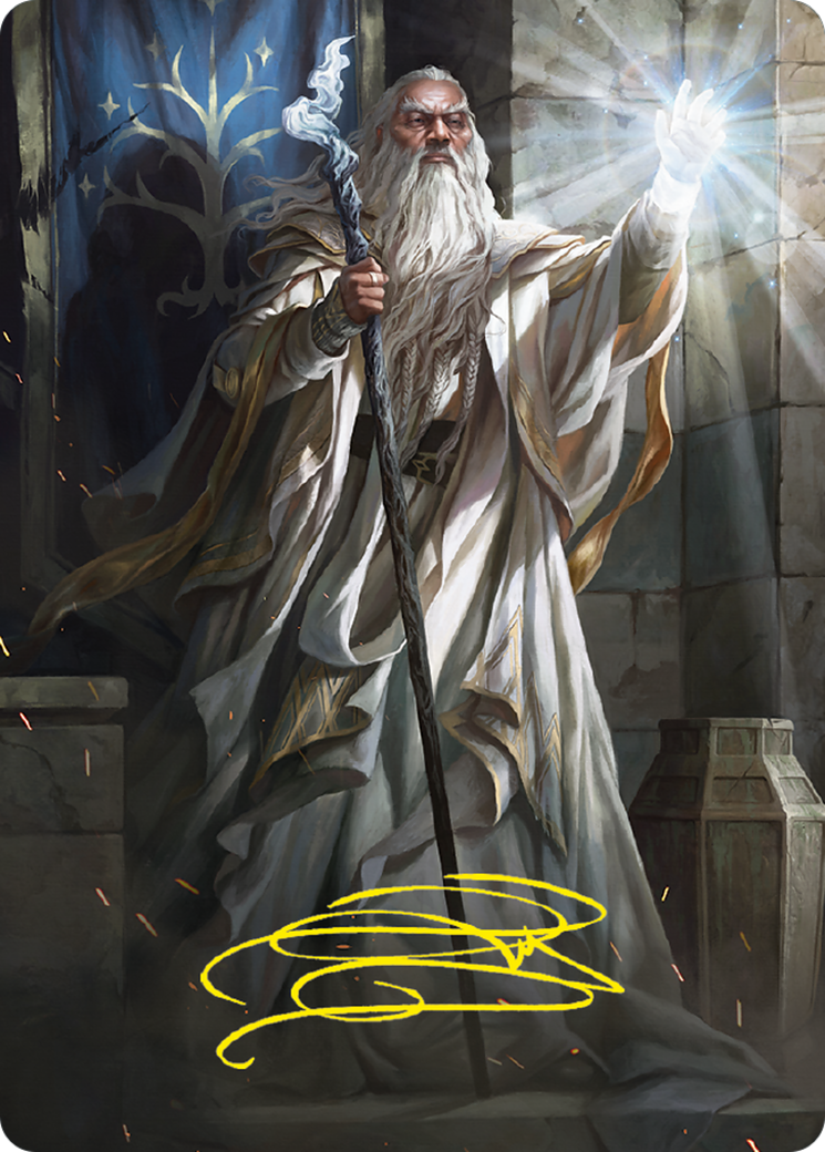 Gandalf the White // Gandalf the White (ALTR-003) - Tales of Middle-earth Art Series (Borderless)