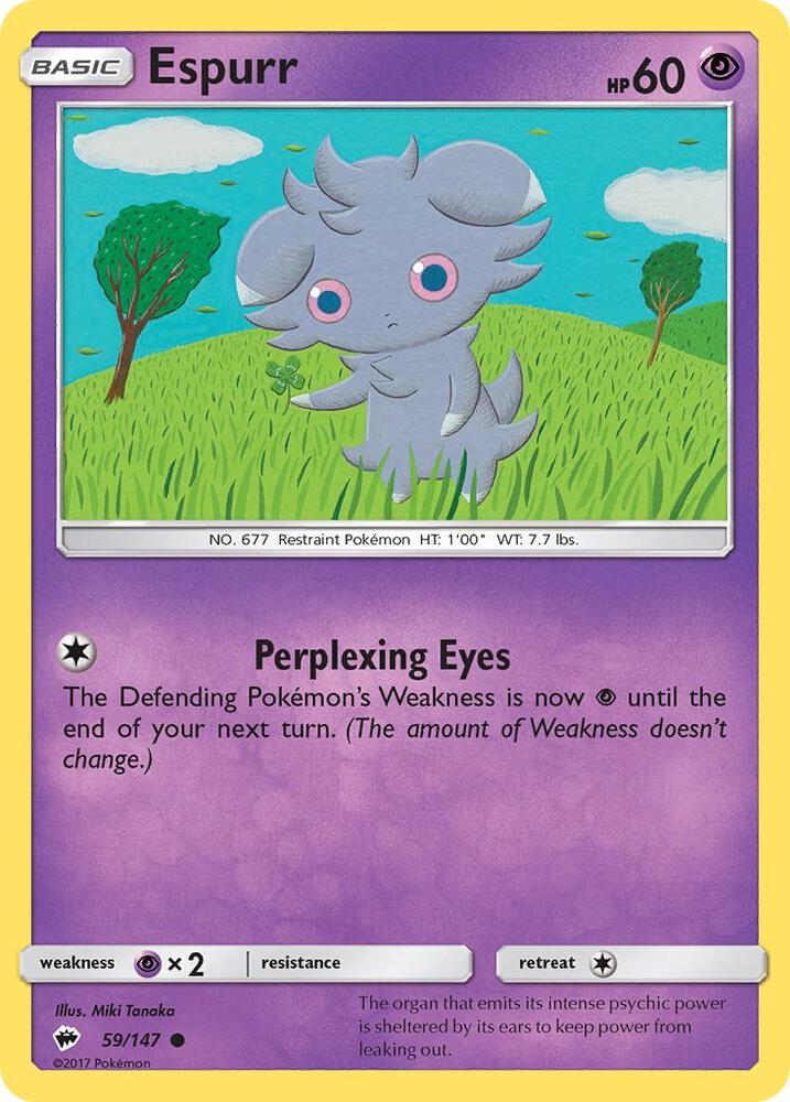Espurr 59/147 (SM - Burning Shadows) 