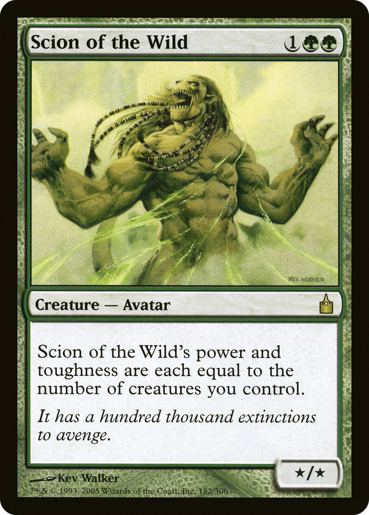 Scion of the Wild [Ravnica: City of Guilds] Foil