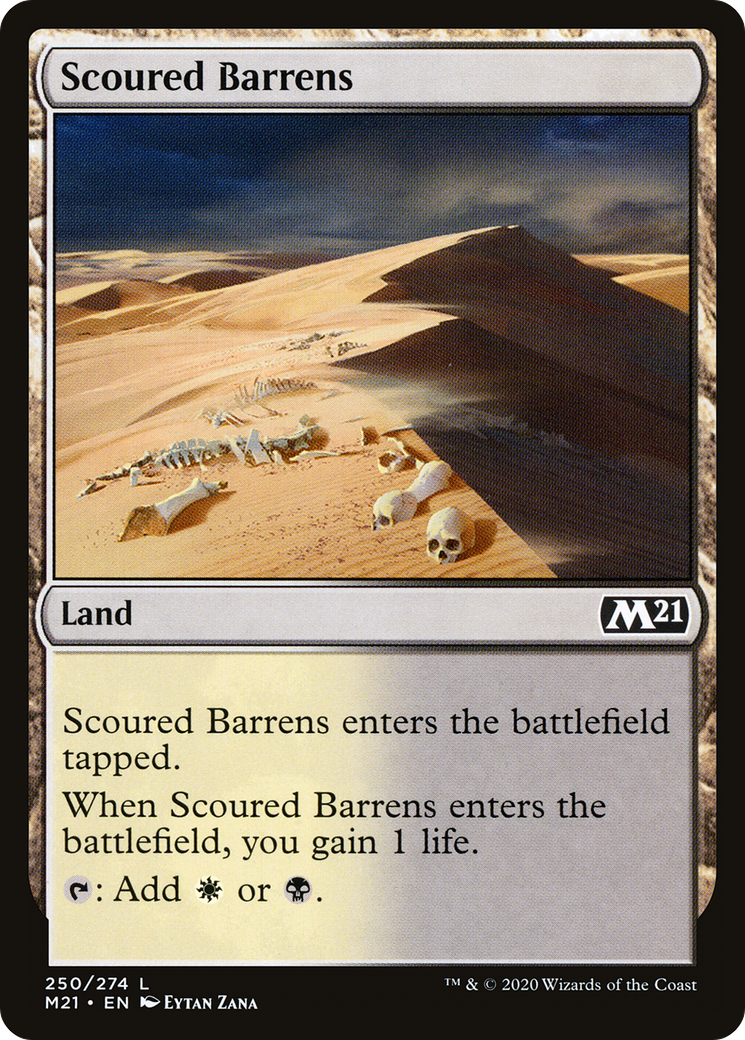 Scoured Barrens [Core Set 2021] Foil