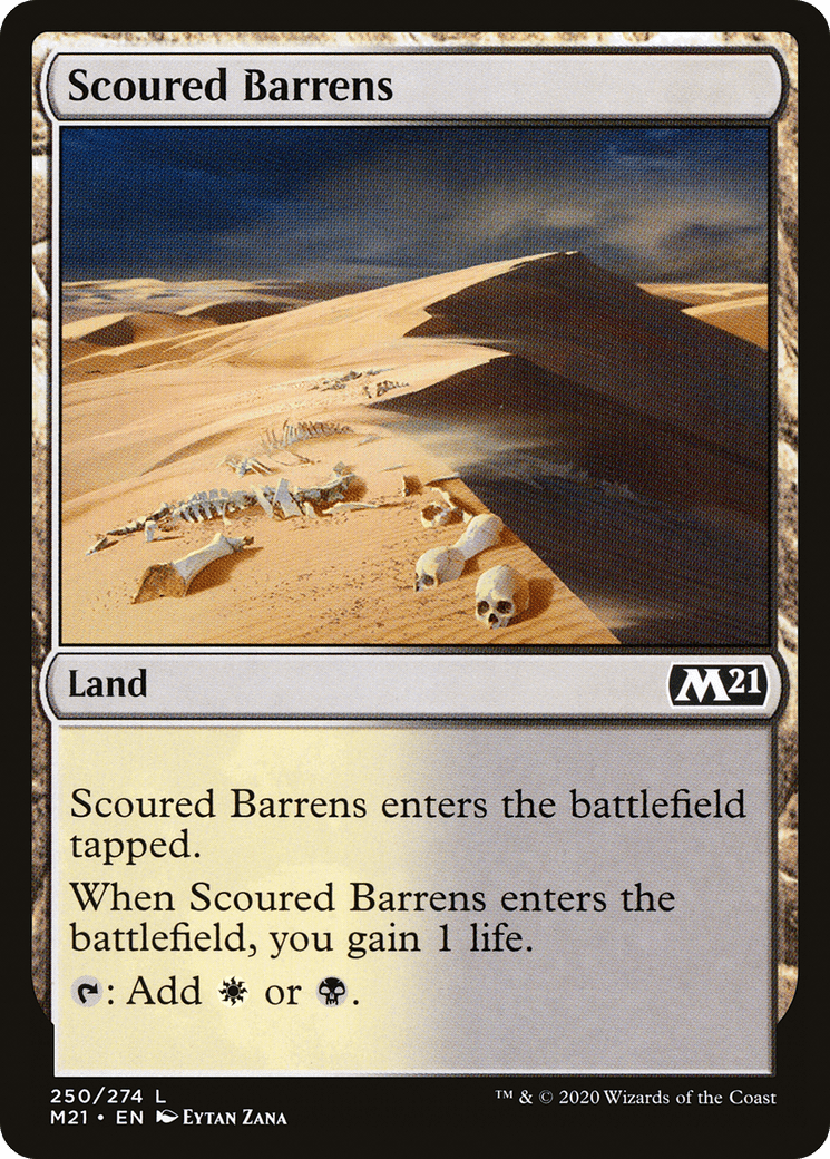 Scoured Barrens [Core Set 2021] Foil