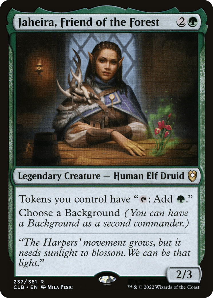 Jaheira, Friend of the Forest [Commander Legends: Battle for Baldur's Gate] Foil