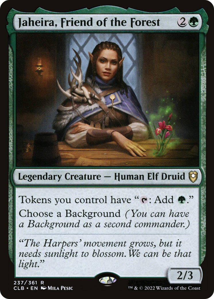 Jaheira, Friend of the Forest [Commander Legends: Battle for Baldur's Gate] Foil