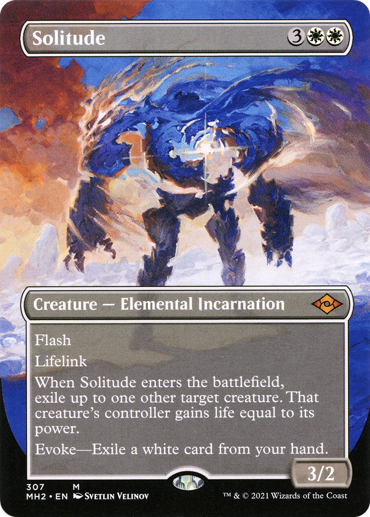 Solitude (Borderless Alternate Art) [Modern Horizons 2] Foil
