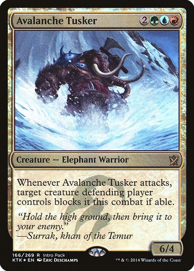 Avalanche Tusker 166/56 (Unique and Miscellaneous Promos)  - Foil