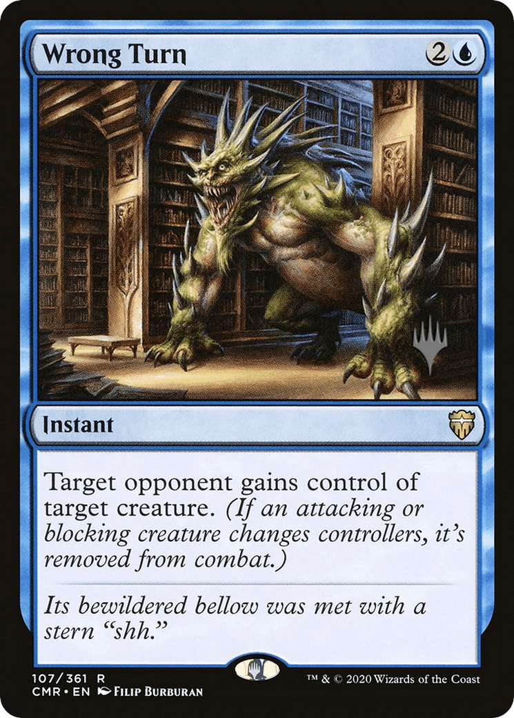 Wrong Turn (Promo Pack) [Murders at Karlov Manor Promos] Foil