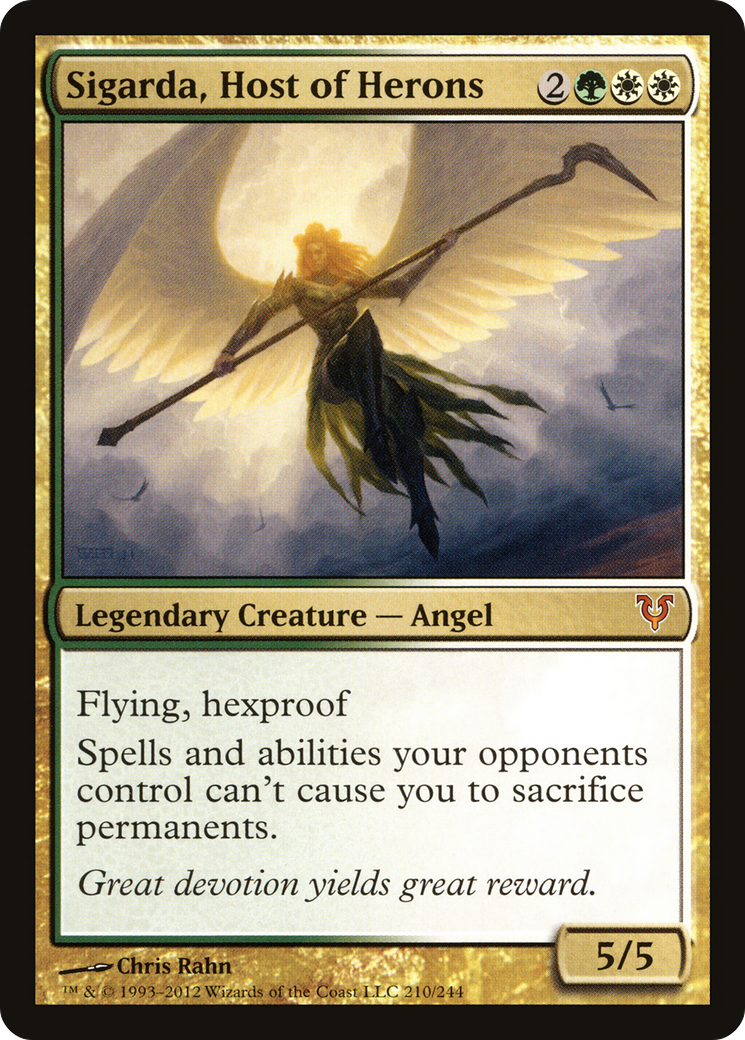 Sigarda, Host of Herons [Avacyn Restored] Foil