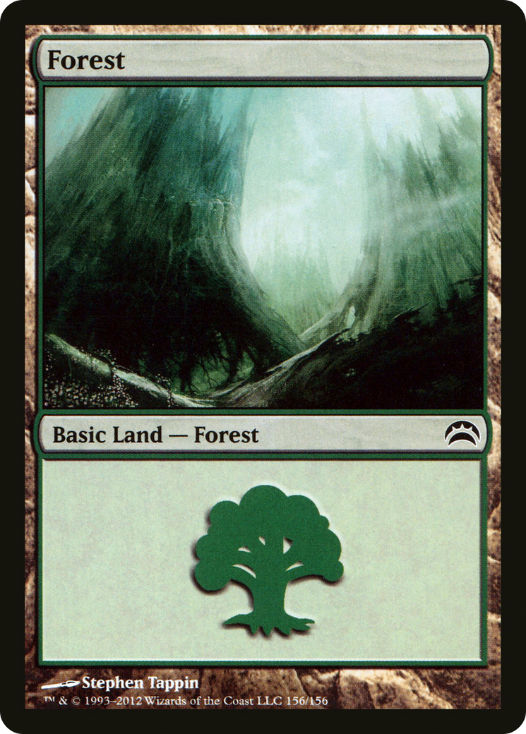 Forest (156) [Planechase 2012] Foil