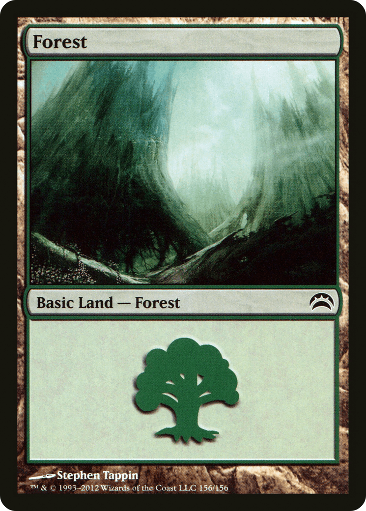 Forest (156) [Planechase 2012]  Foil