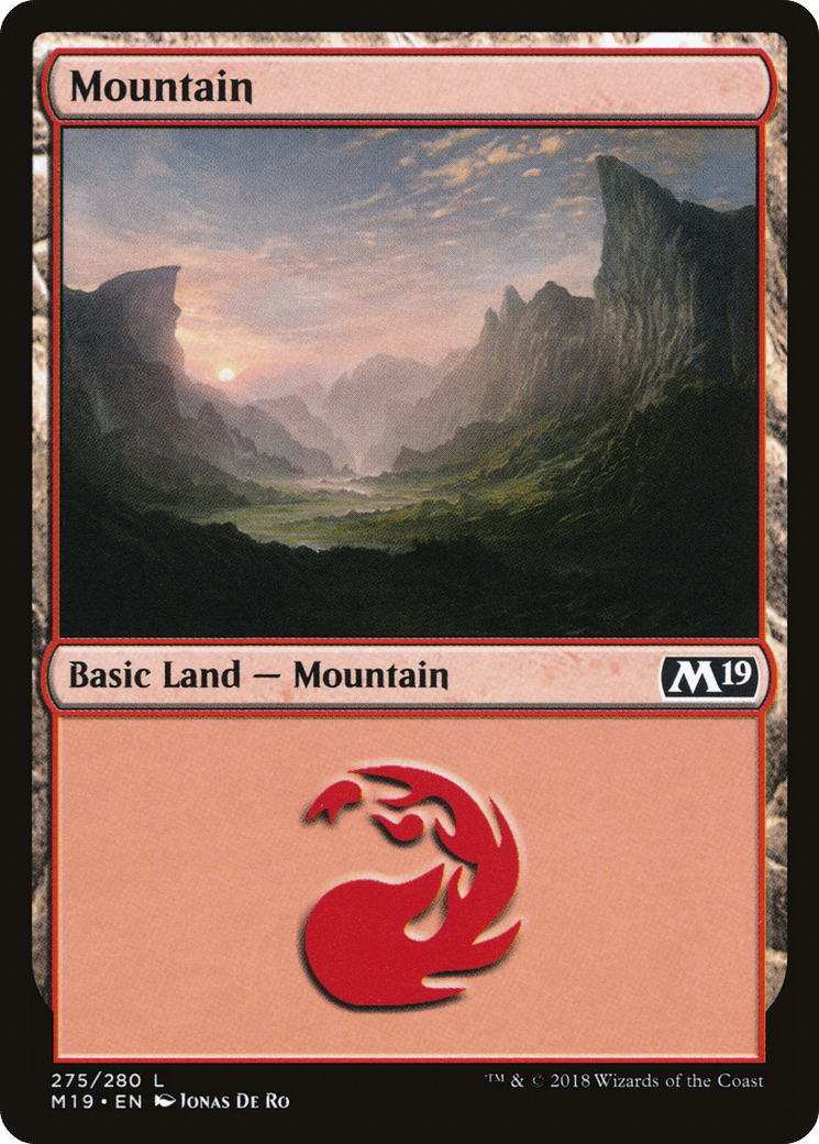 Mountain (275) [Core Set 2019] Foil