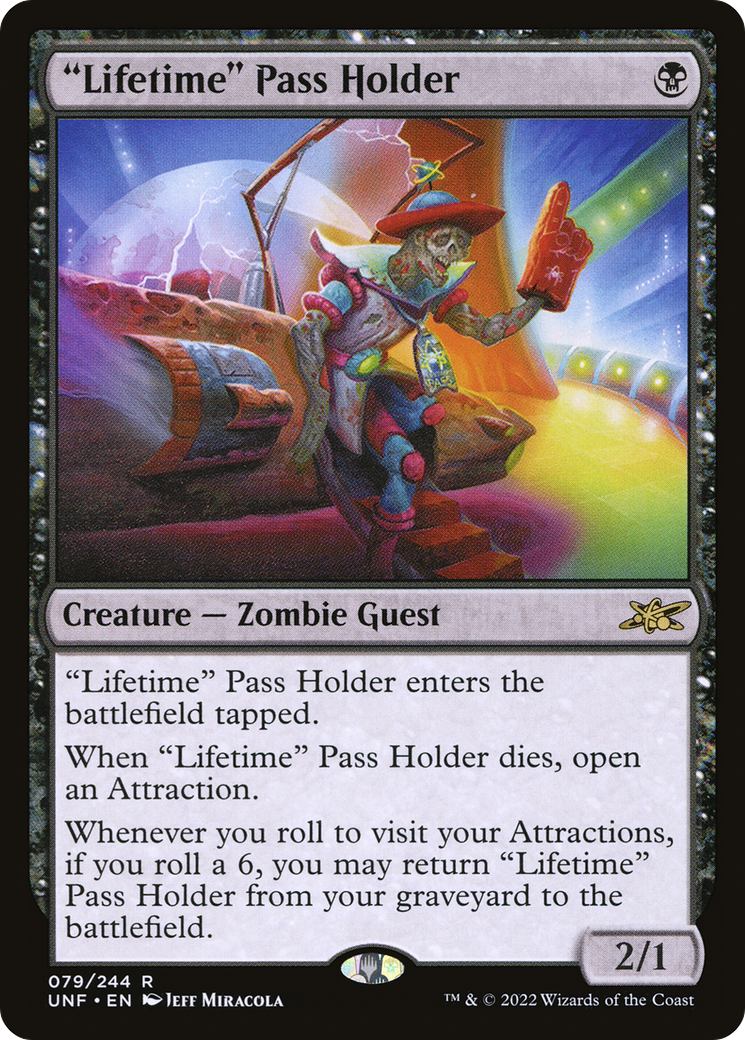 "Lifetime" Pass Holder [Unfinity] Foil
