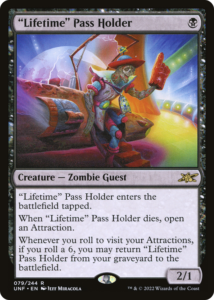 "Lifetime" Pass Holder [Unfinity] Foil