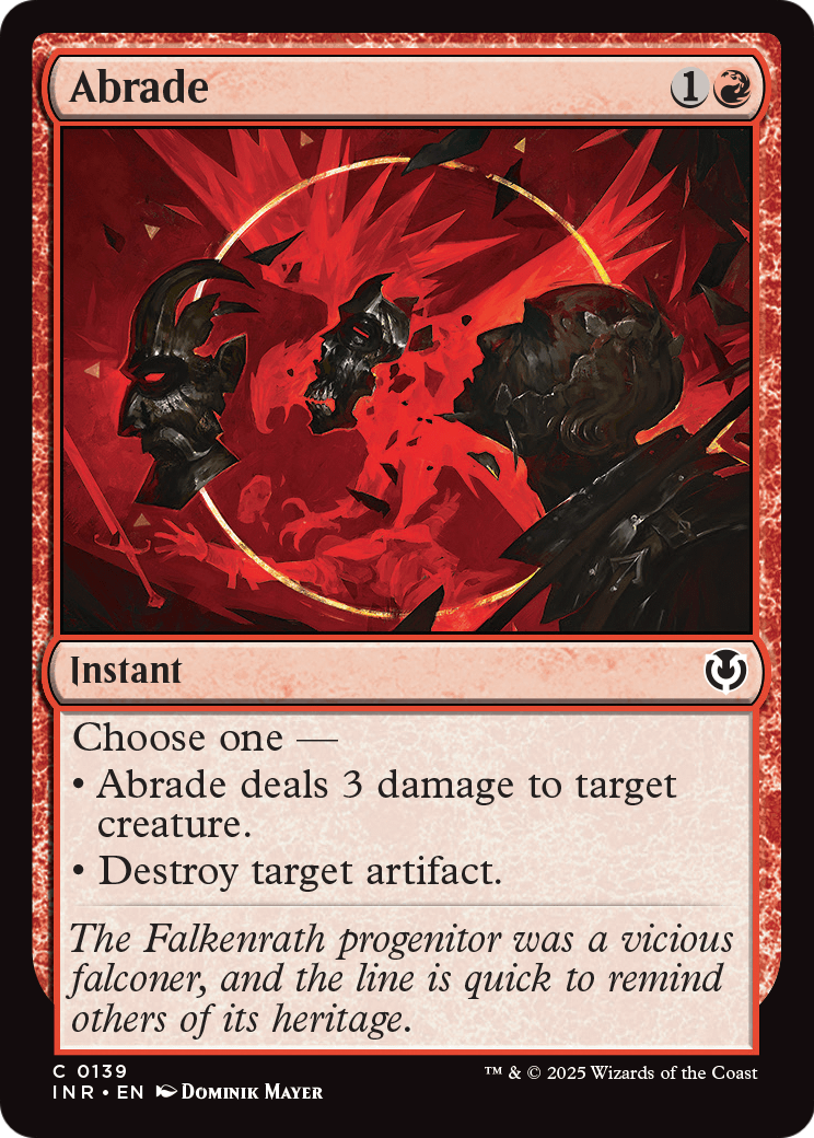 Abrade (-139) [Innistrad Remastered]  Foil