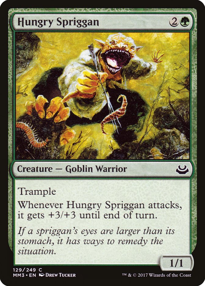 Hungry Spriggan 129/249 (Modern Masters 2017)  - Foil