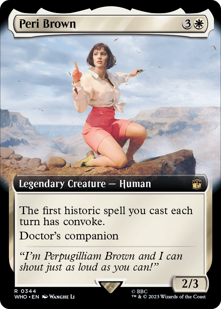 Peri Brown (Extended Art) [Doctor Who] Foil