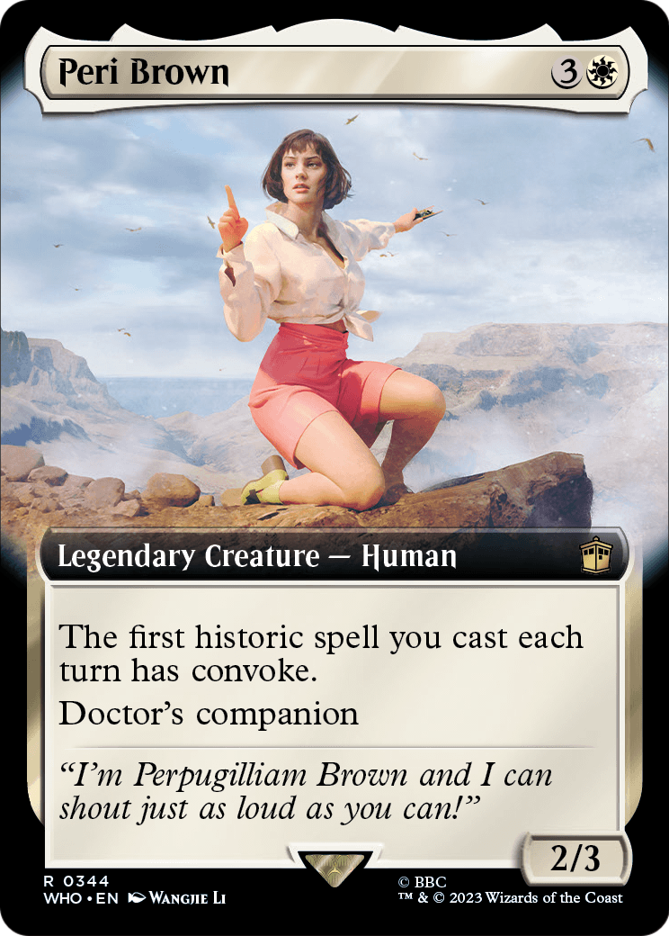 Peri Brown (Extended Art) [Doctor Who] Foil