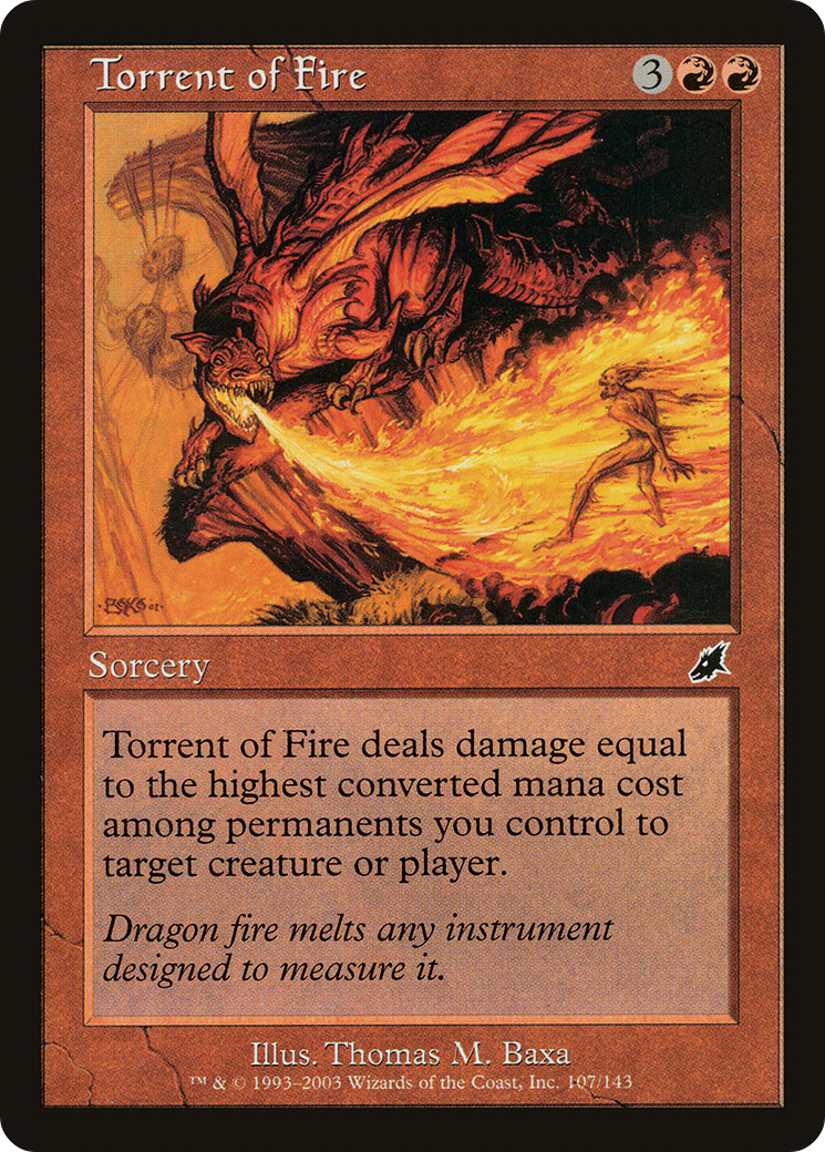 Torrent of Fire [Scourge] Foil