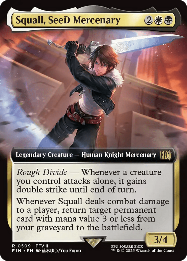 Squall, SeeD Mercenary (Extended Art) (509) [FINAL FANTASY]