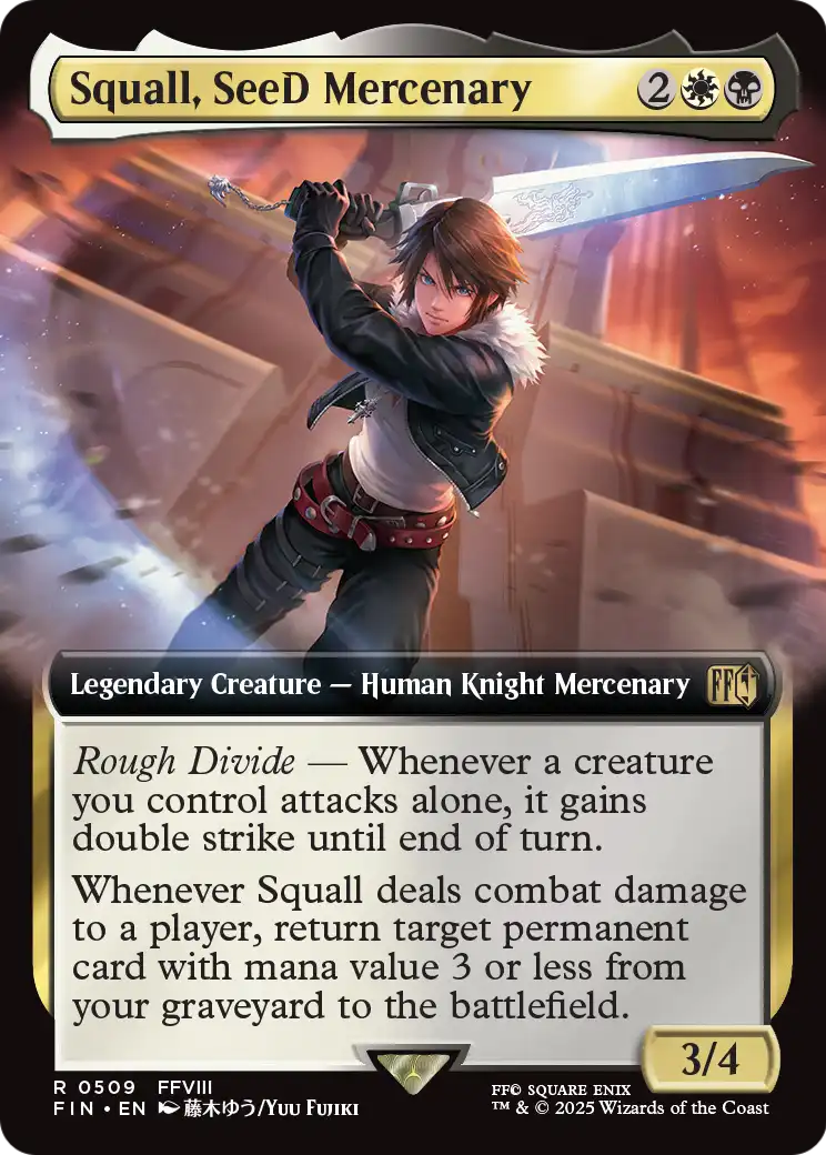 Squall, SeeD Mercenary (Extended Art) (509) [FINAL FANTASY]
