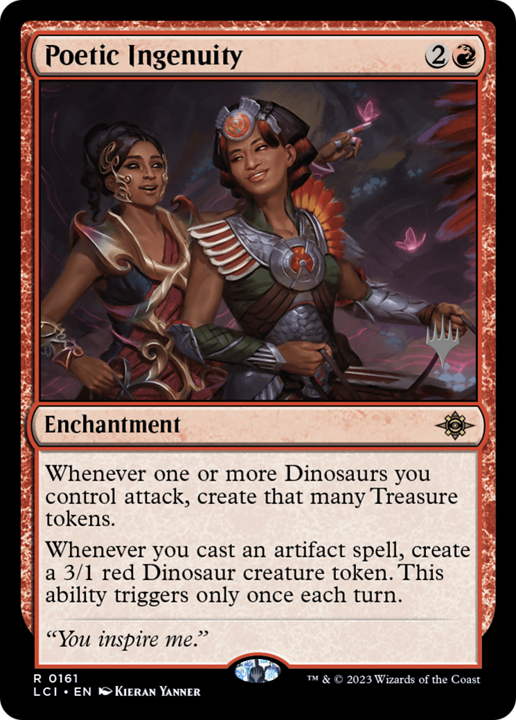 Poetic Ingenuity (Promo Pack) [The Lost Caverns of Ixalan Promos] Foil