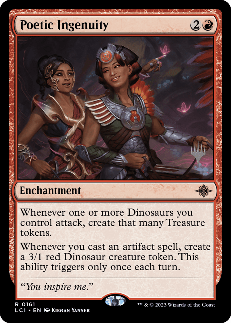 Poetic Ingenuity (Promo Pack) [The Lost Caverns of Ixalan Promos] Foil