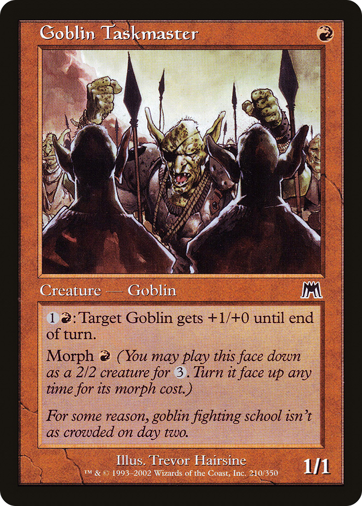 Goblin Taskmaster [Onslaught] Foil