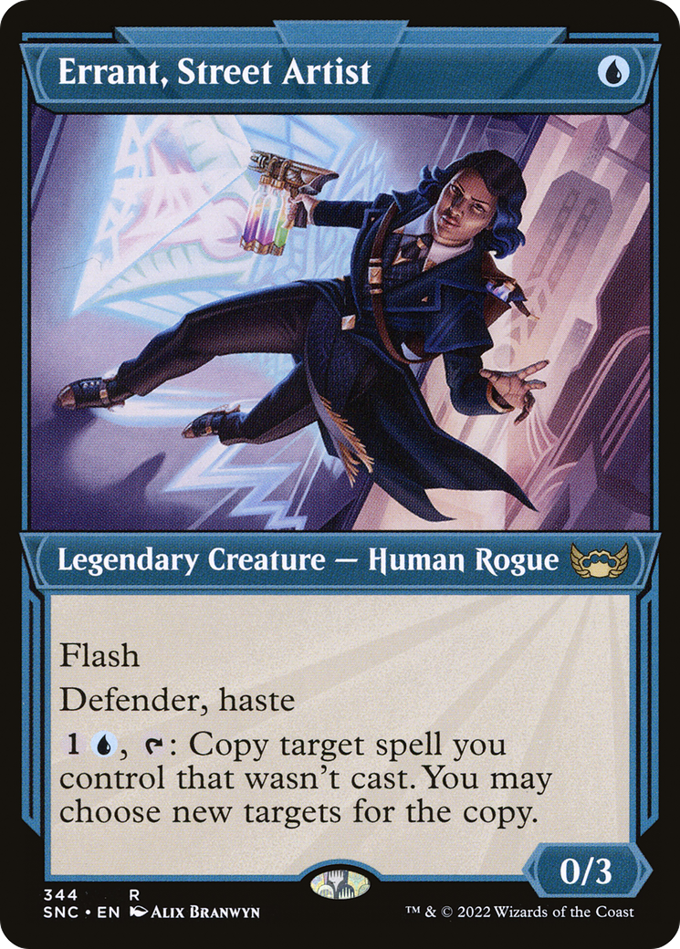 Errant, Street Artist (Showcase Art Deco) [Streets of New Capenna] Foil