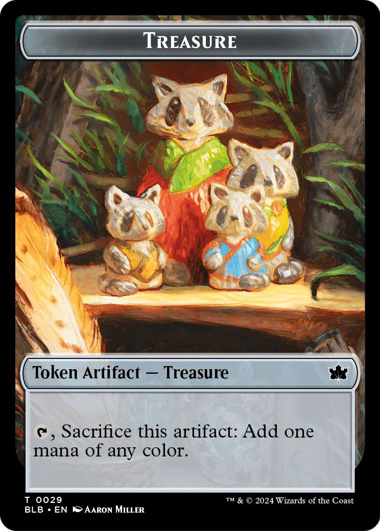 Treasure (TBLB-029) - Bloomburrow Tokens