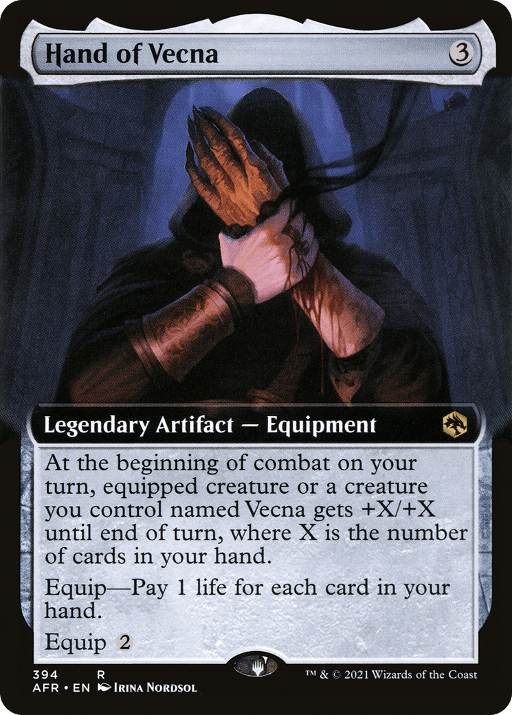 Hand of Vecna (Extended Art) [Dungeons & Dragons: Adventures in the Forgotten Realms] Foil