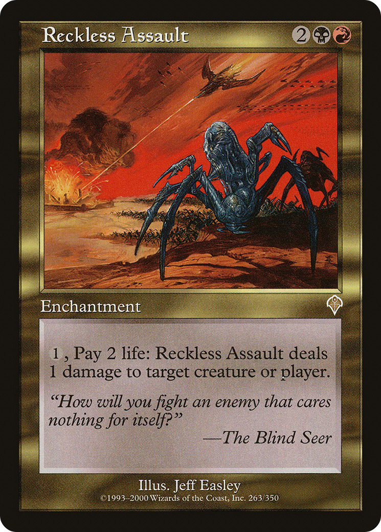 Reckless Assault [Invasion] Foil