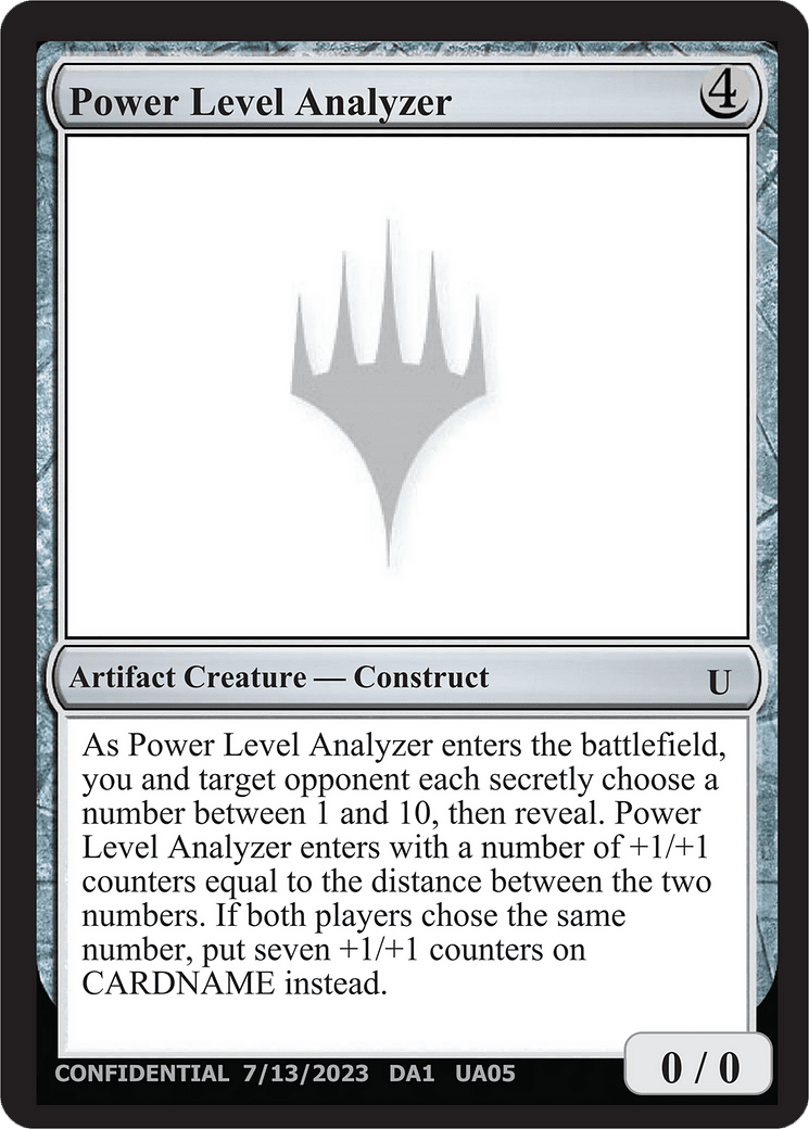 Power Level Analyzer (DA1-UA05C) - Unknown Event
