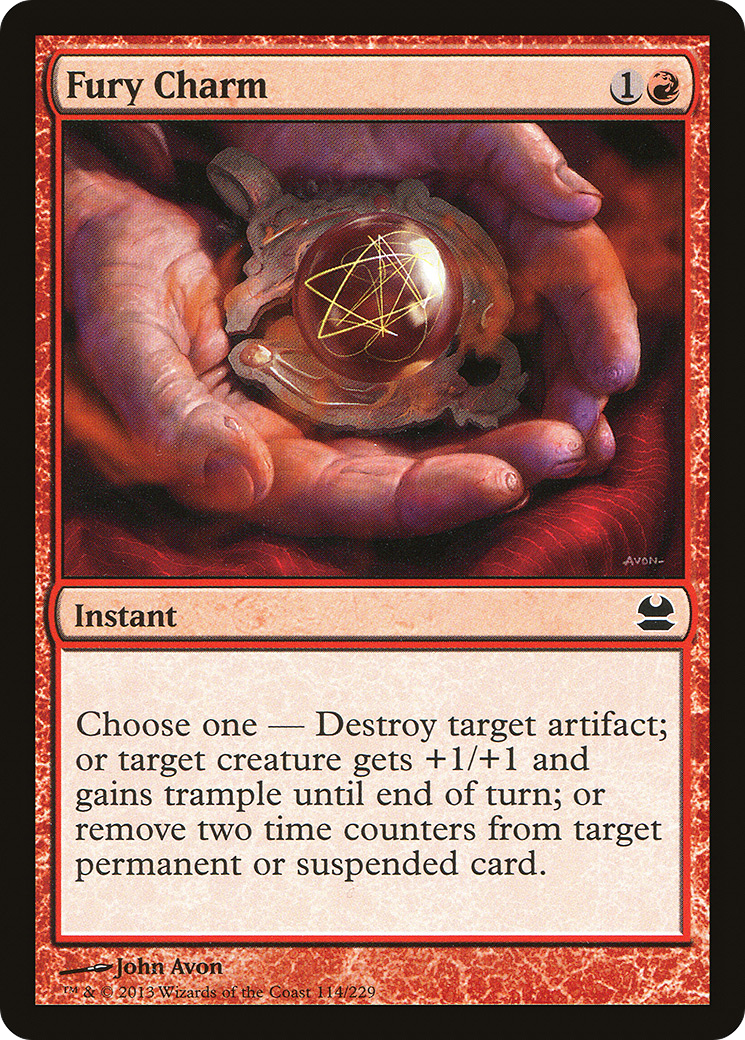 Fury Charm [Modern Masters] Foil
