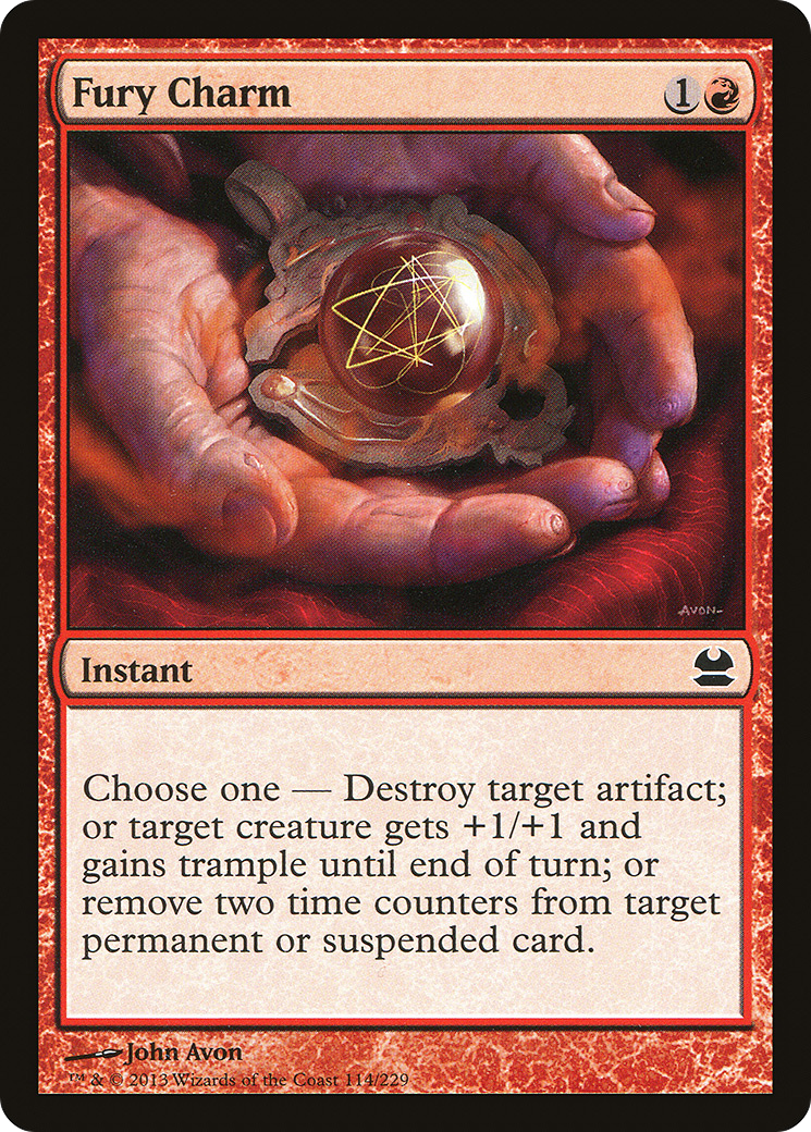 Fury Charm [Modern Masters] Foil