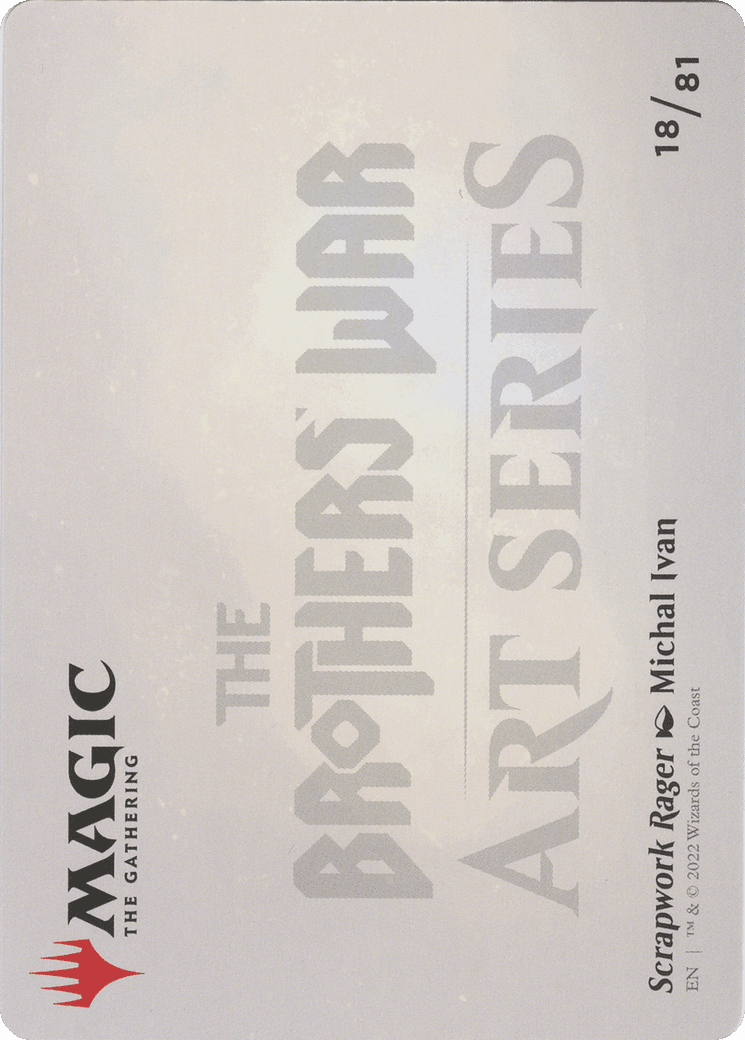 Scrapwork Rager // Scrapwork Rager (ABRO-018) - The Brothers' War Art Series (Borderless)