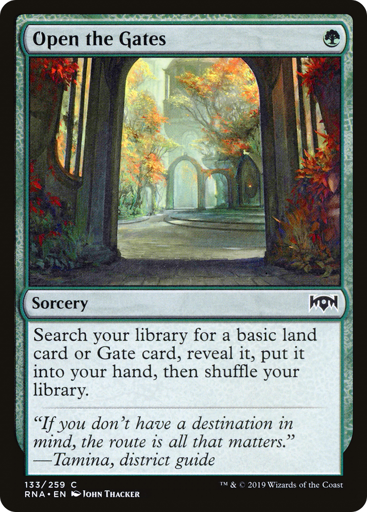 Open the Gates [Ravnica Allegiance] Foil