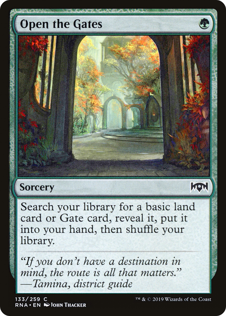 Open the Gates [Ravnica Allegiance] Foil